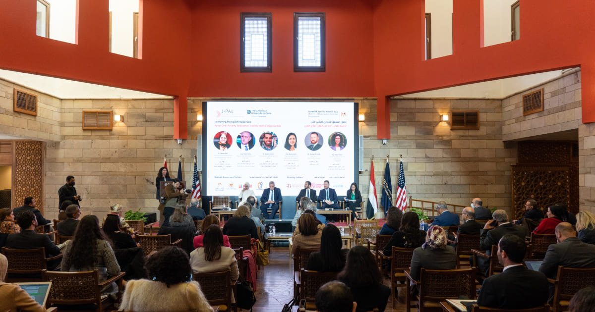 Cairo Lab J-PAL MENA launches Egypt Impact Lab at AUC Cairo